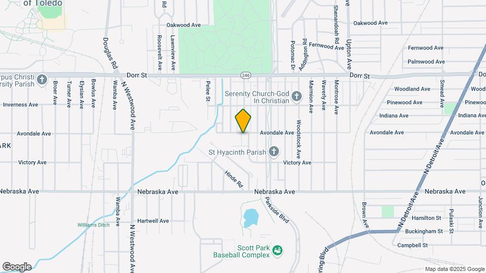 2249 Avondale Ave Map and Location Details