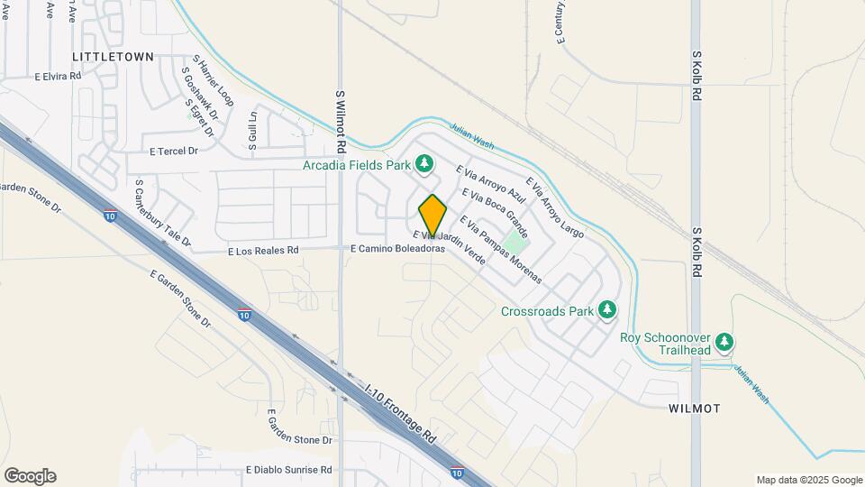 7399 S Paseo Monte de Oro Map and Location Details