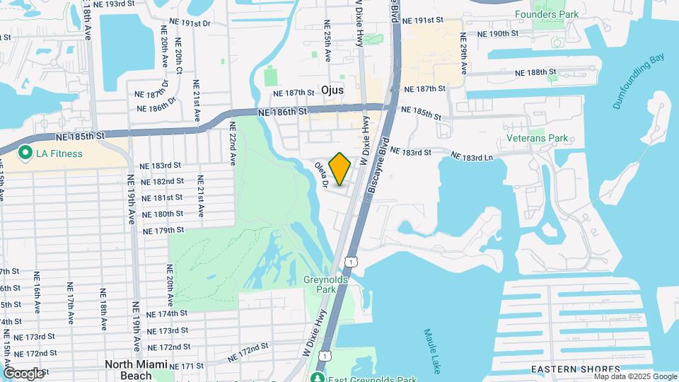 2541 NE 181st St Map and Location Details