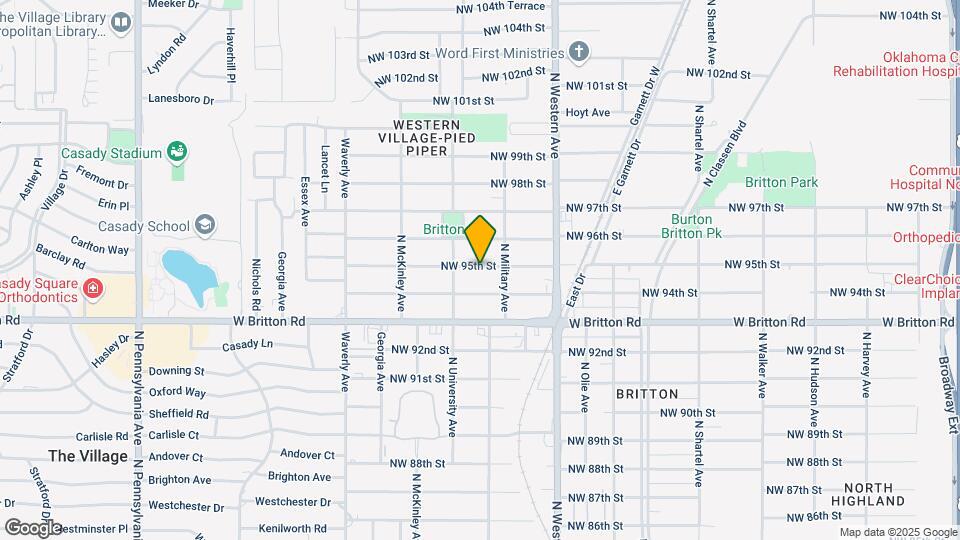1222 NW 95th St Map and Location Details
