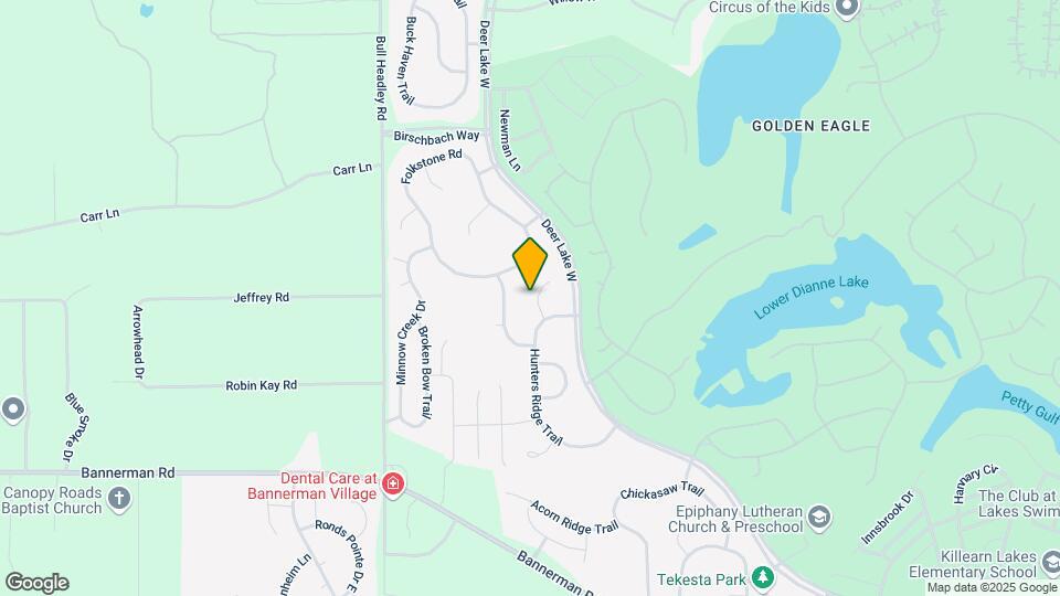 1616 Flint Ridge Ln Map and Location Details
