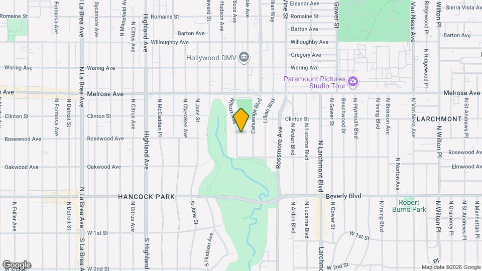 552 Wilcox Ave Map and Location Details
