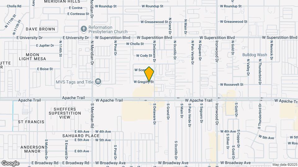 2461 W Gregory St Map and Location Details