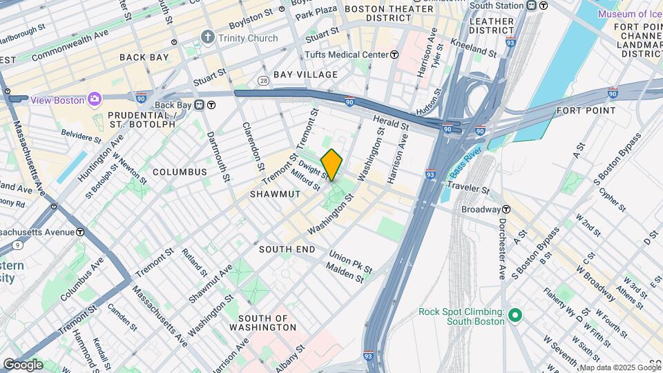 242 Shawmut Ave Map and Location Details