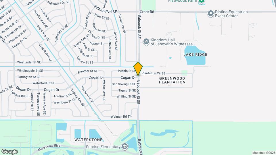 2498 Cogan Dr Map and Location Details