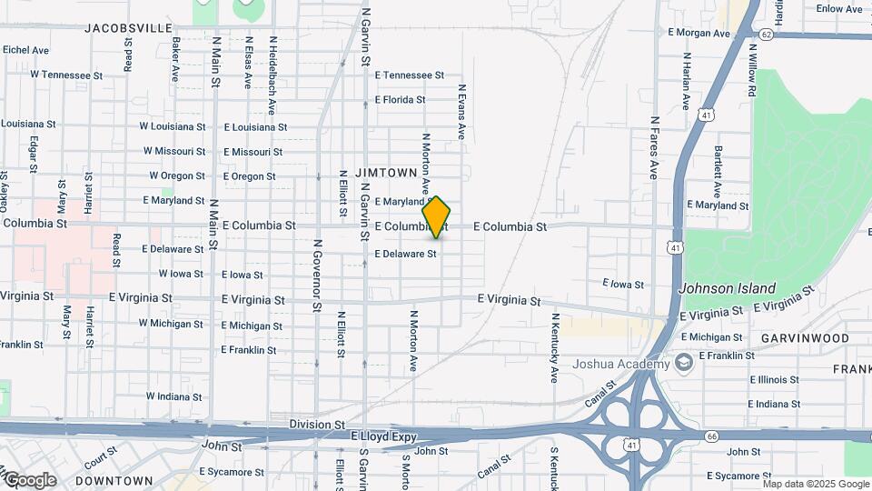 740 E Delaware St Map and Location Details