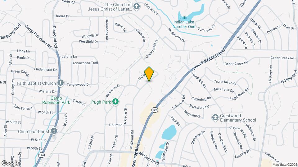 5800 N Walnut Rd Map and Location Details