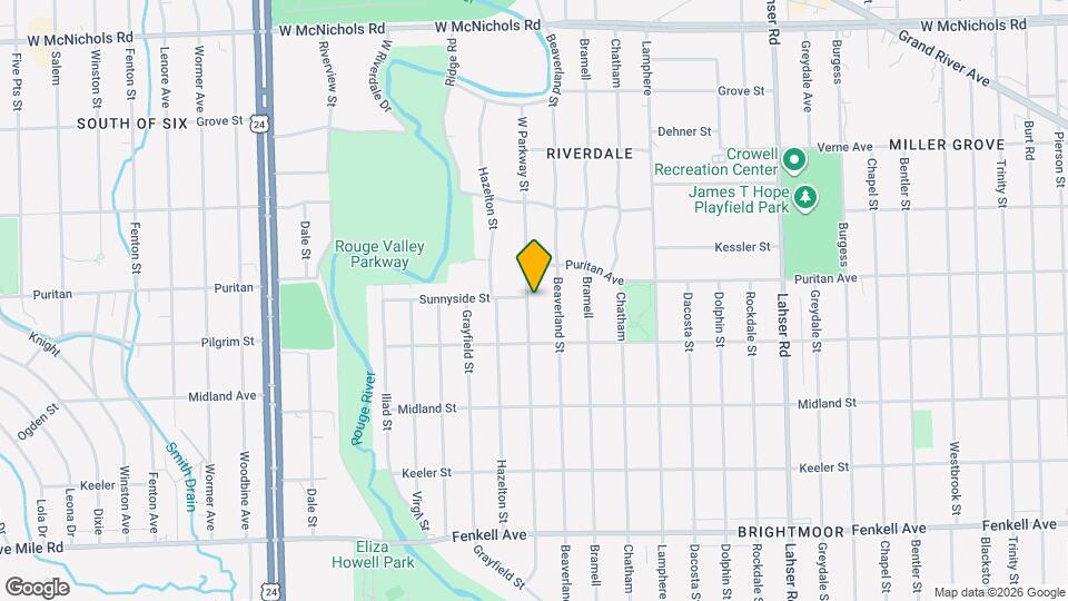 15890 W Parkway St Map and Location Details