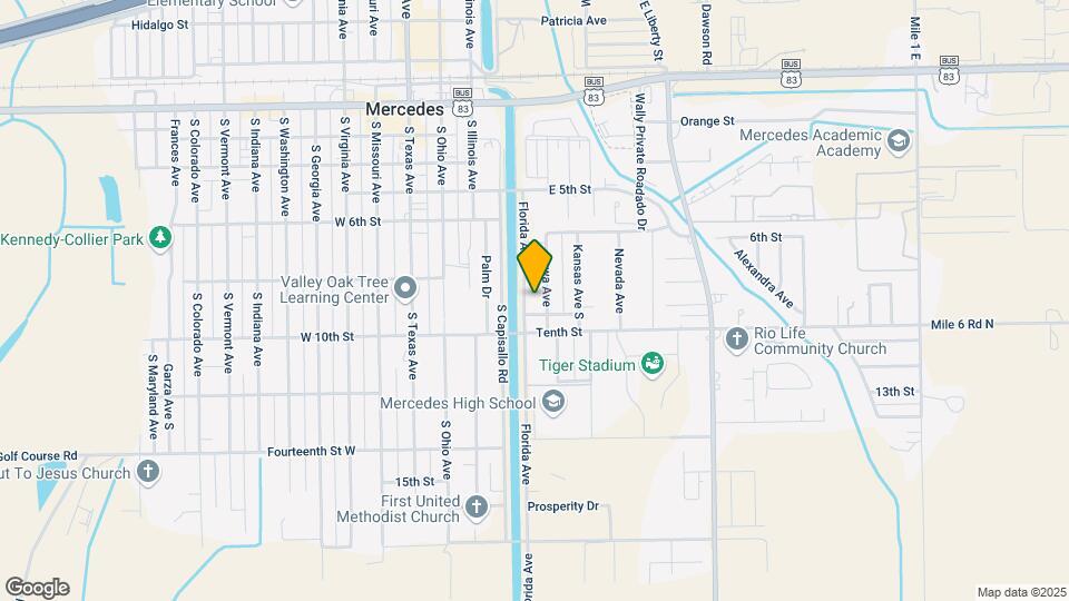 860 Florida St Map and Location Details