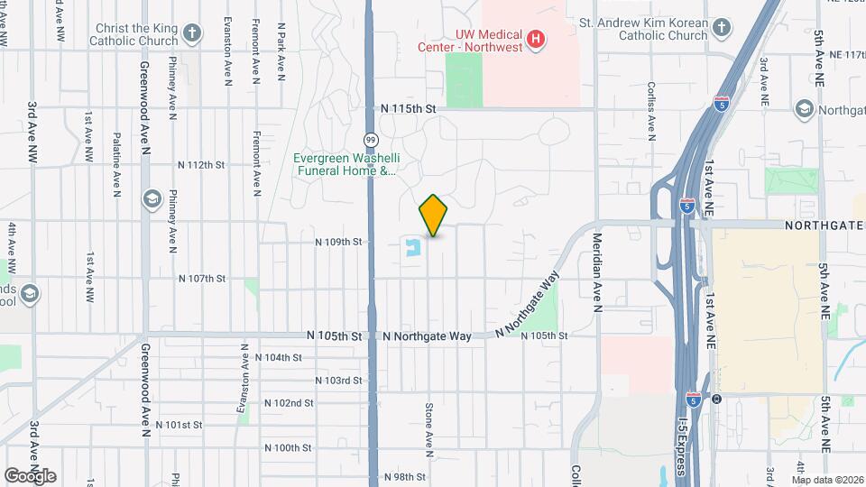 10736 Stone Ave N Map and Location Details