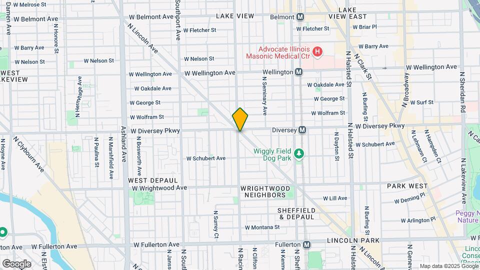 2772 N Lincoln Ave Map and Location Details