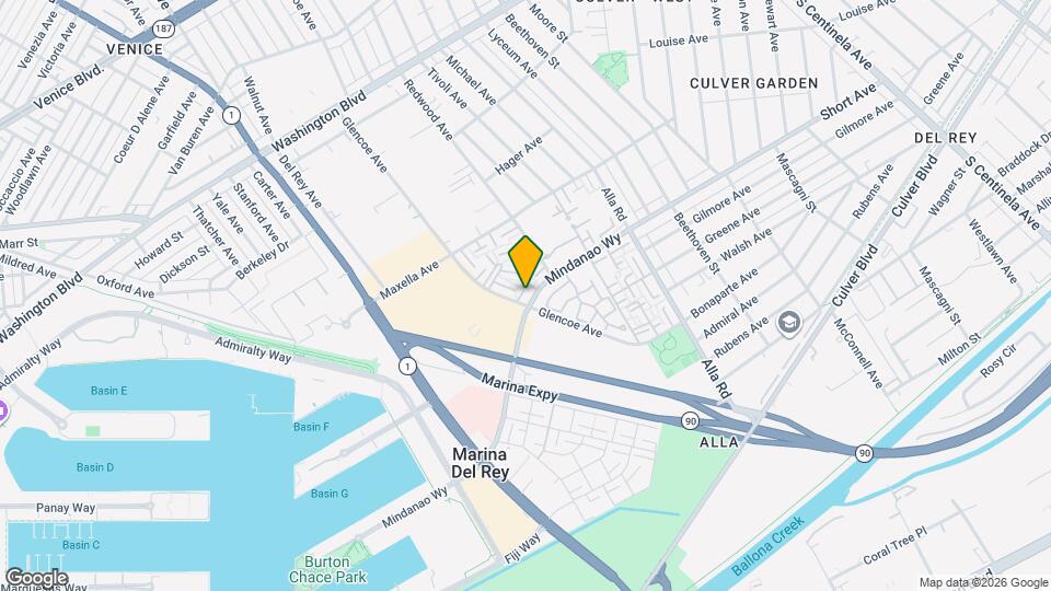 13135 Mindanao Way Mapa y Detalles de la Ubicación