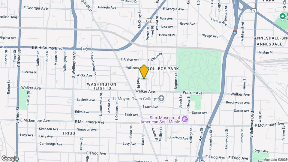 967 Porter St Map and Location Details