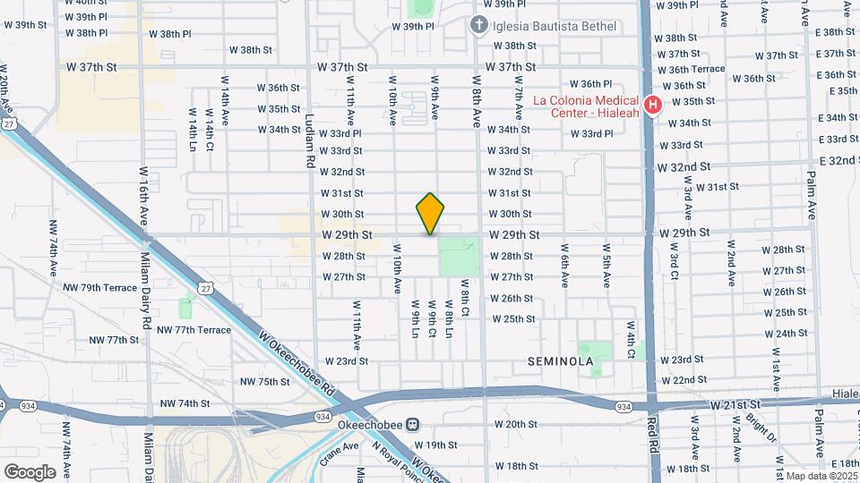 940 W 29th St Map and Location Details