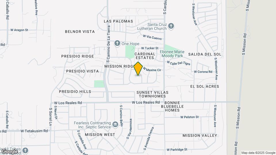 3119 W Camino Azul Map and Location Details