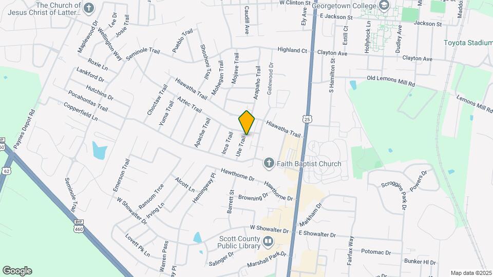 1110 Ute Trail Map and Location Details