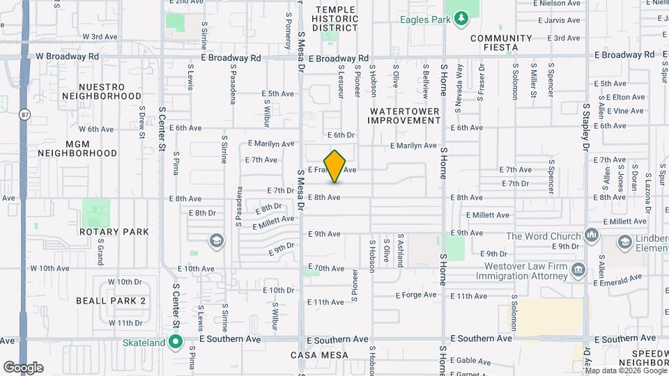 463 E 7th Dr Map and Location Details
