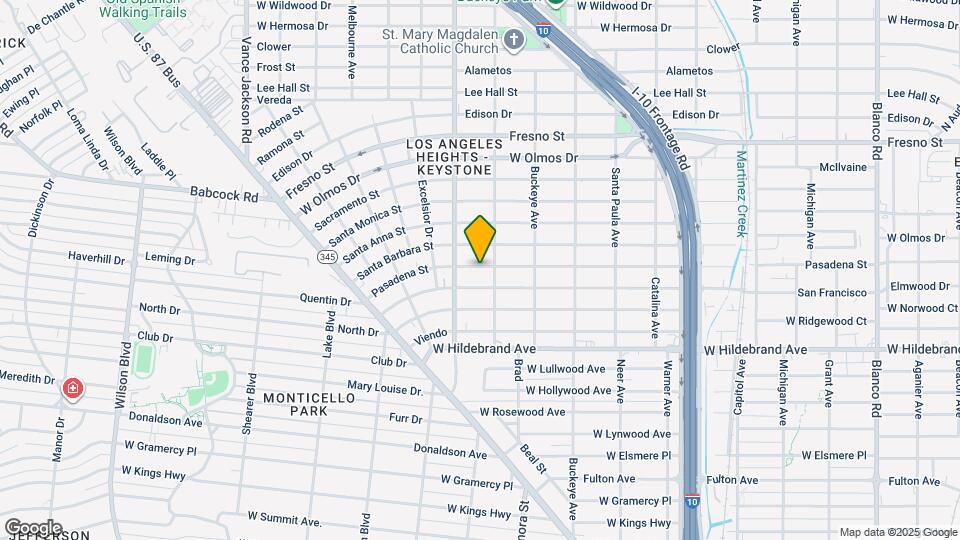 1814 Pasadena St Map and Location Details