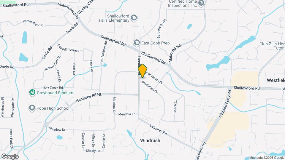 3913 Plantation Dr Map and Location Details