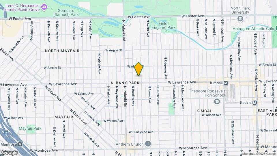 4816 N Springfield Ave Map and Location Details