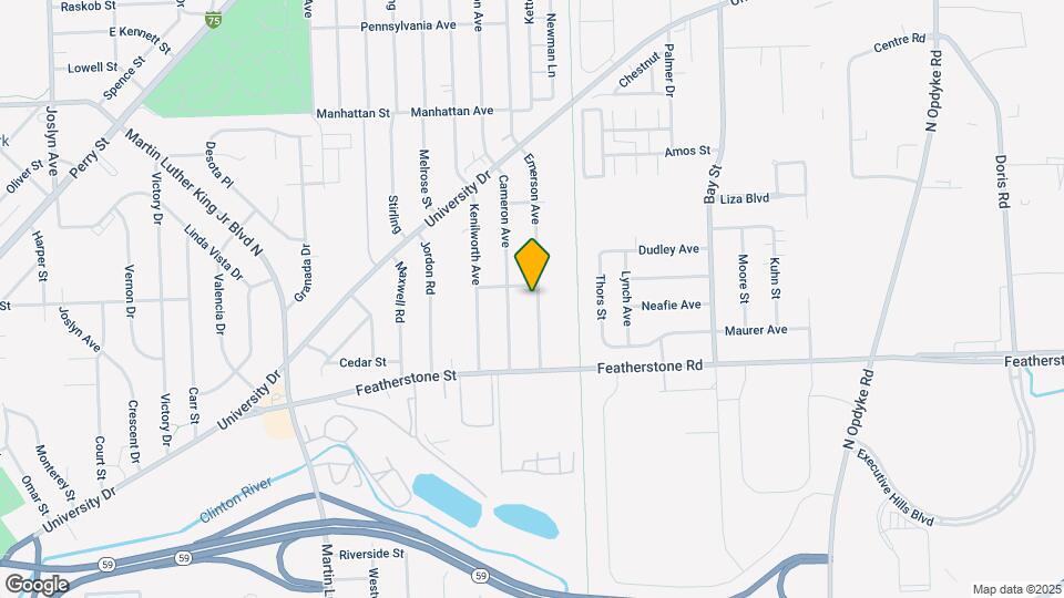 445 Emerson Ave Map and Location Details