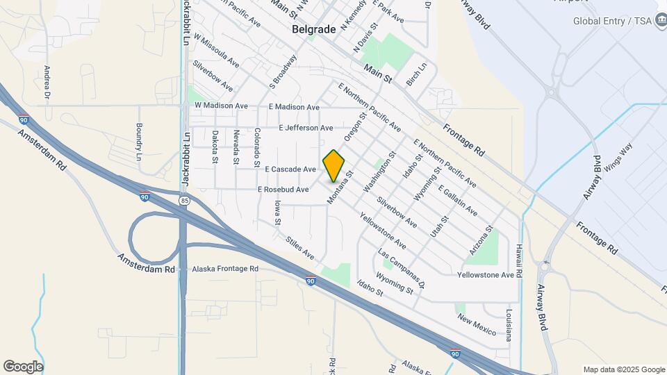 521 E Yellowstone Ave Map and Location Details