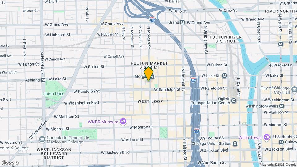 164 N Morgan St Map and Location Details