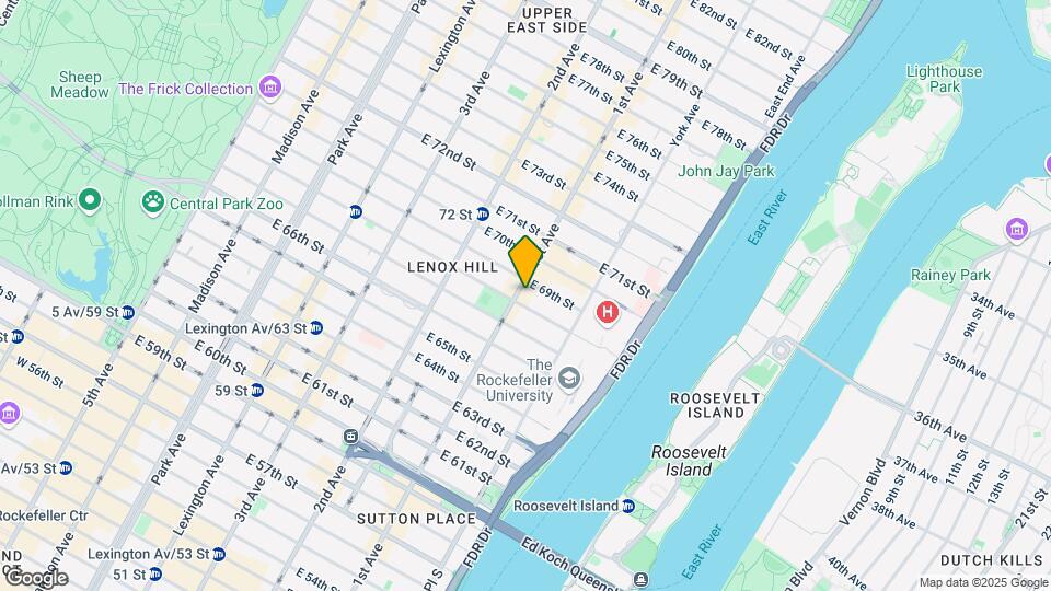 1270-1272 1st Ave Mapa y Detalles de la Ubicación