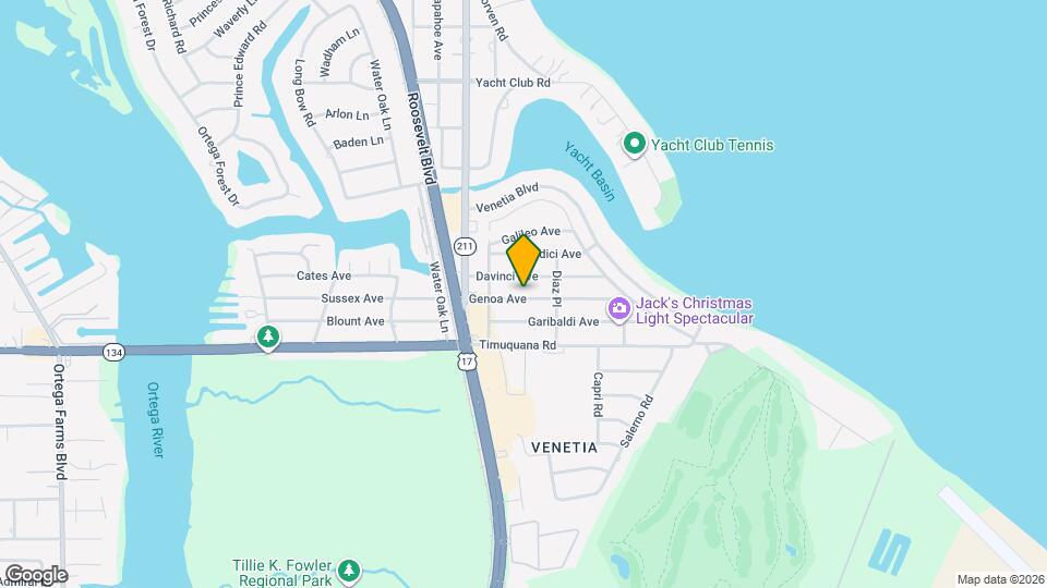4339 Genoa Ave Map and Location Details