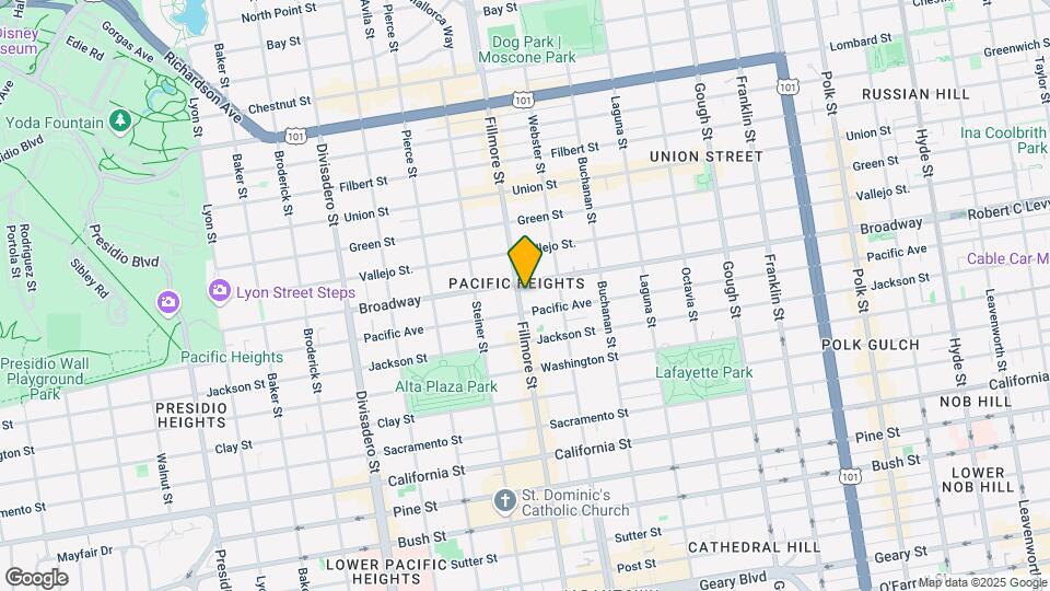 2632 Fillmore St-Unit -Apt #2 Map and Location Details