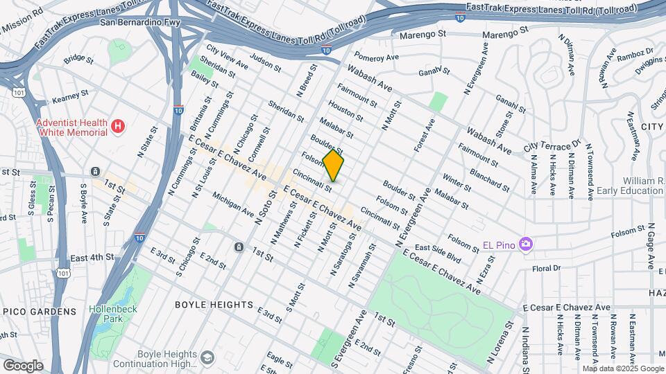 2521 Cincinnati St Map and Location Details