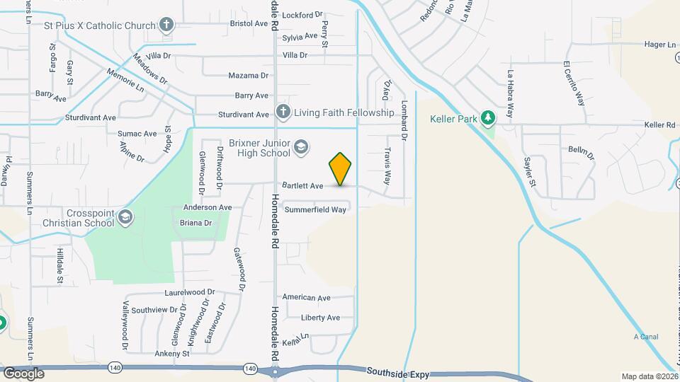 5640 Bartlett Ave Map and Location Details