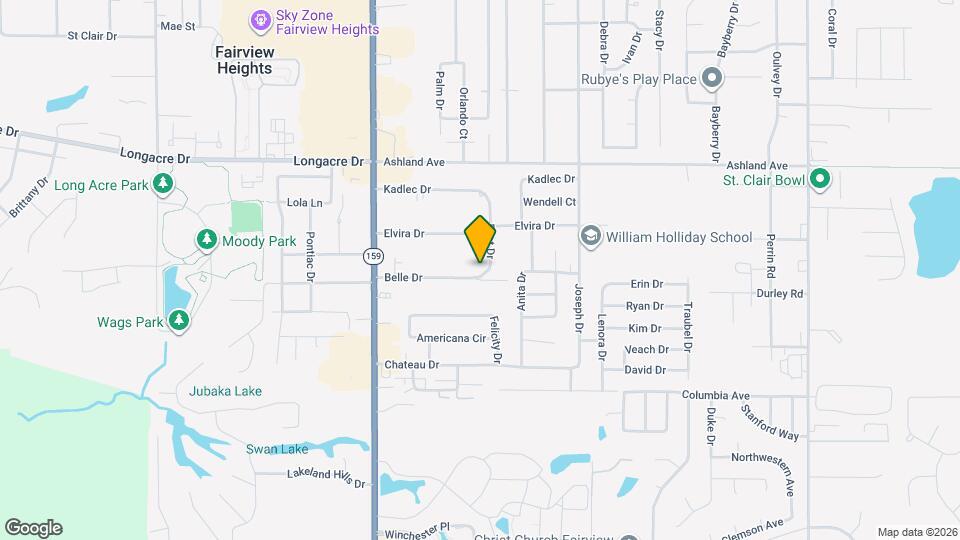 25 Belle Dr Mapa y Detalles de la Ubicación