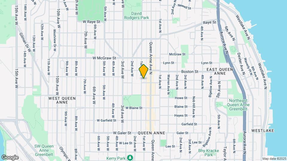 2100 1st Ave W Map and Location Details