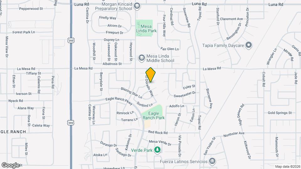 12593 Silver Saddle Way Map and Location Details