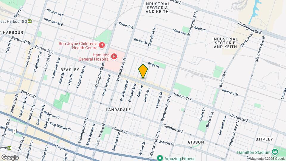 363 Barton St E Map and Location Details