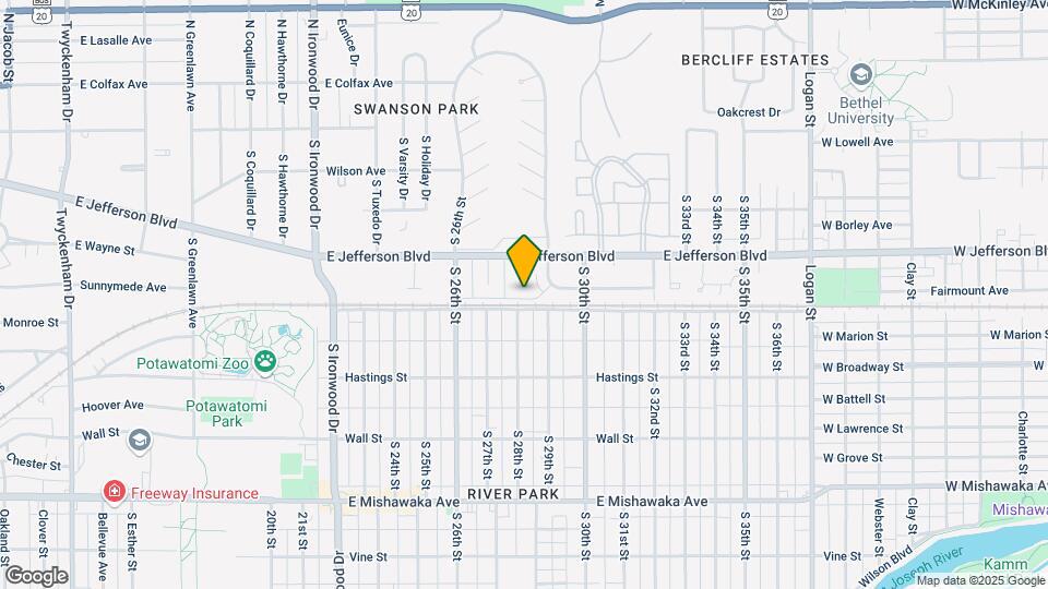 428 S 28th St Map and Location Details