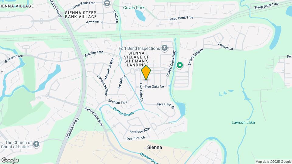 3211 Oak Park Ln Map and Location Details