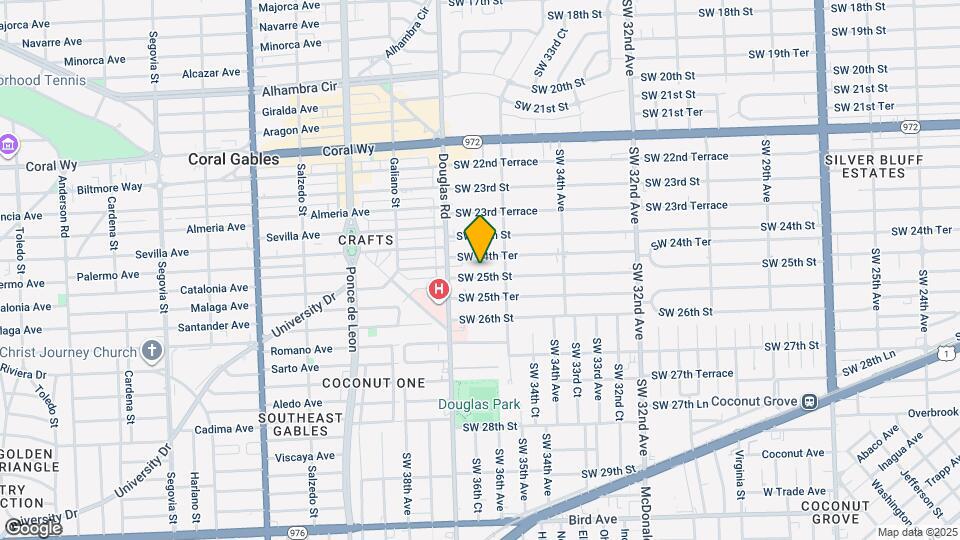 3653 SW 25th St Map and Location Details