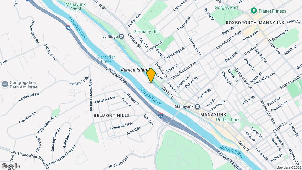 Apex Manayunk Mapa y Detalles de la Ubicación