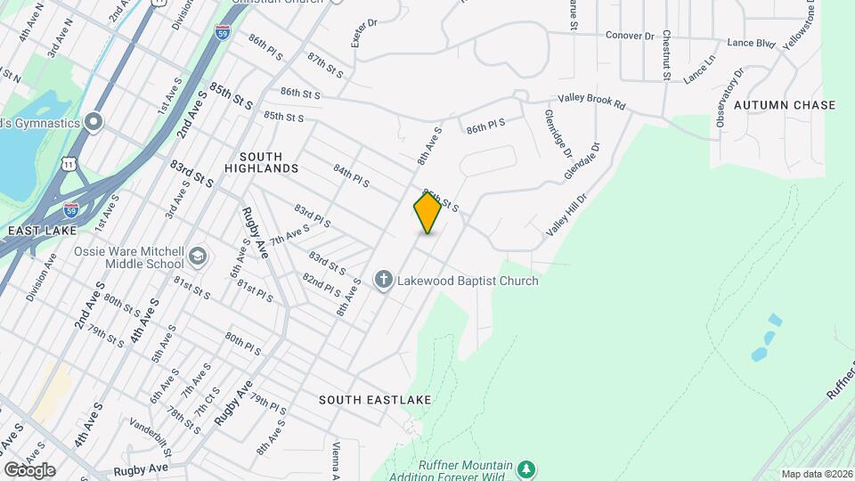 8409 9th Ave S Mapa y Detalles de la Ubicación