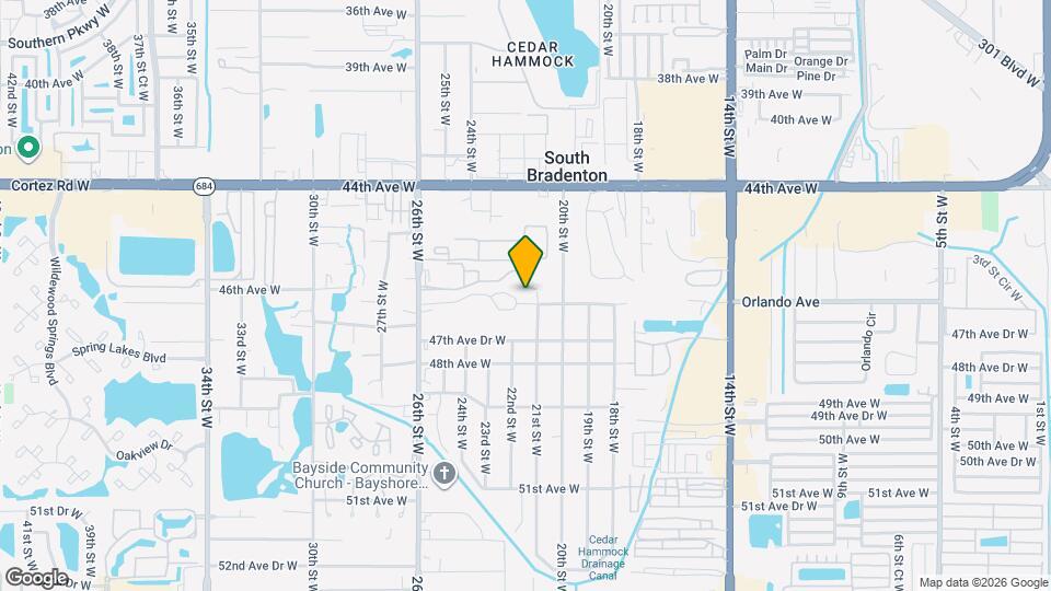 2107 46th Ave Dr W, Unit 2105 Map and Location Details