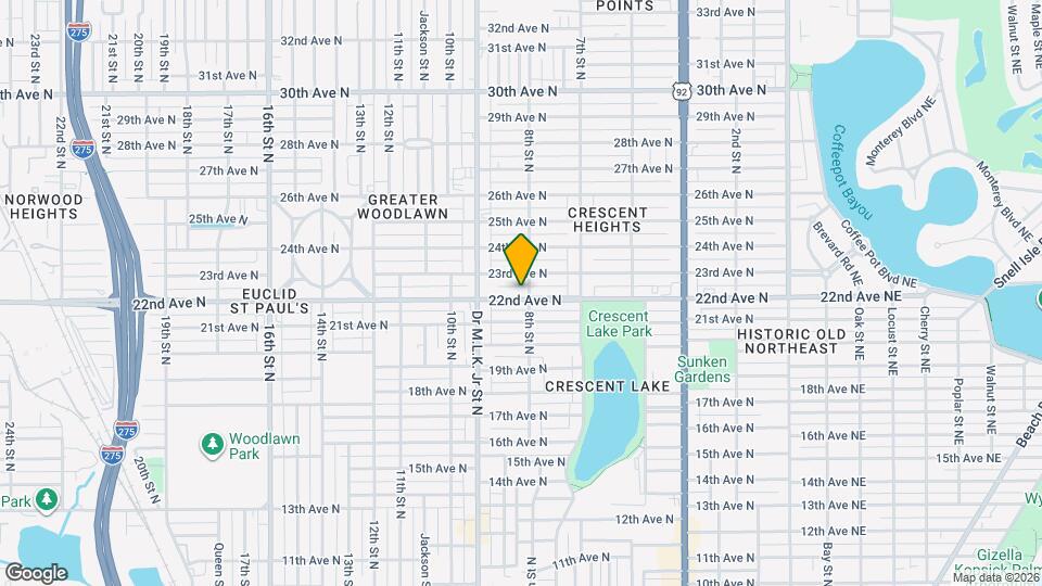 803 22nd Ave N Map and Location Details