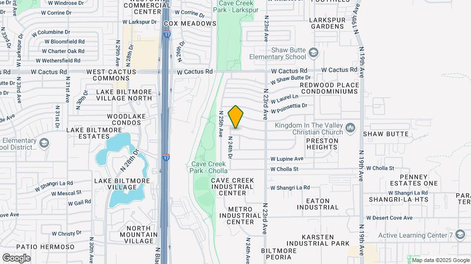 2410 W Sierra St Map and Location Details