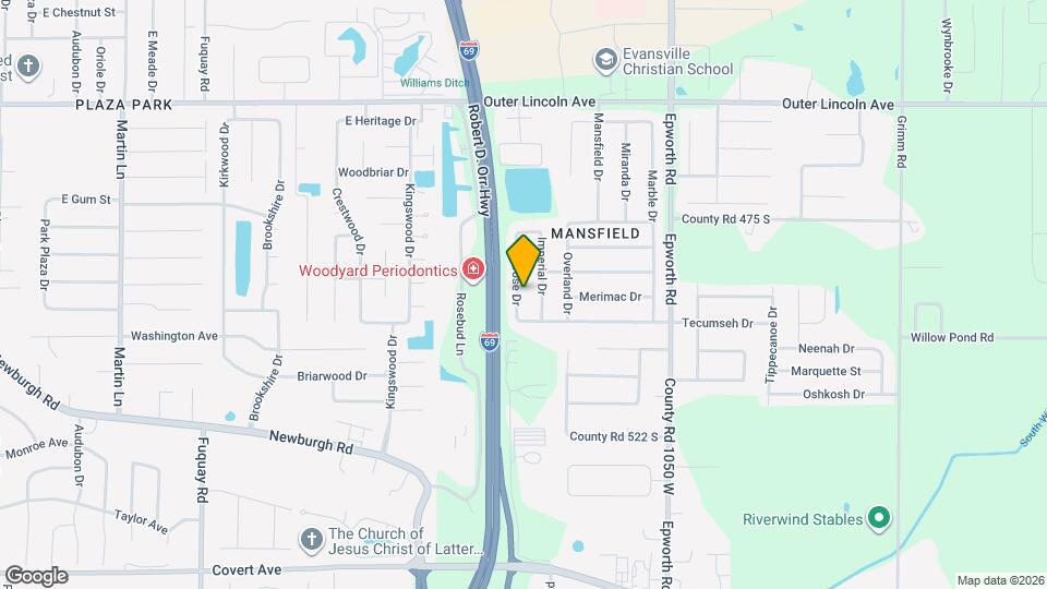 4920 Penrose Dr Map and Location Details