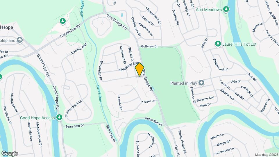 906 Willcliff Dr Map and Location Details