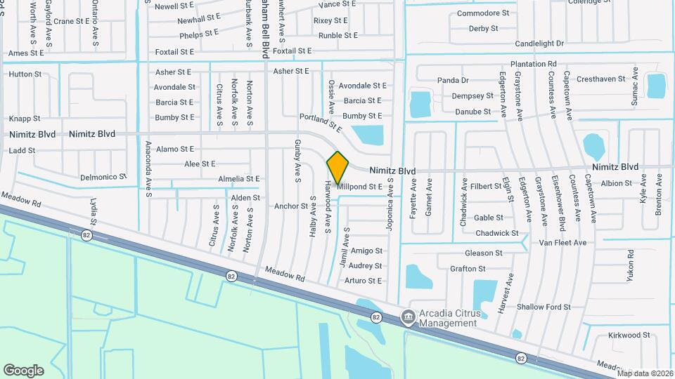 844 Millpond St E Mapa y Detalles de la Ubicación