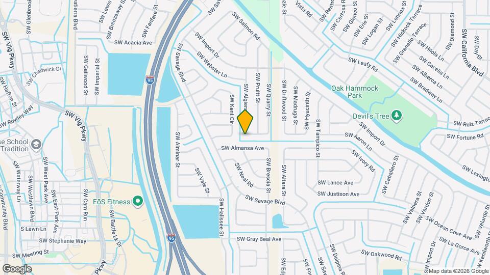 2298 SW Jay Ave Mapa y Detalles de la Ubicación