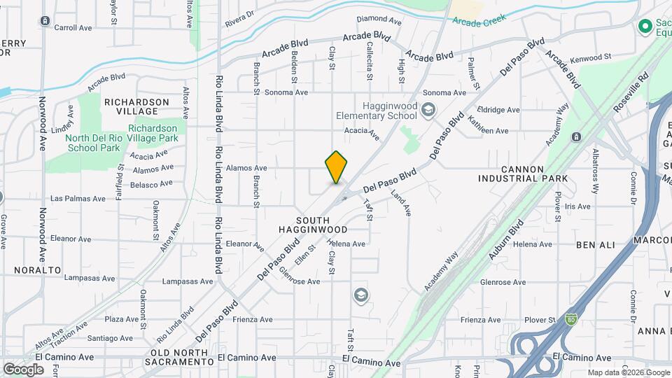 2877 Marysville Blvd Map and Location Details