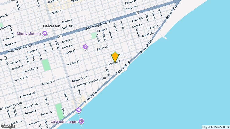 1725 Avenue O Map and Location Details